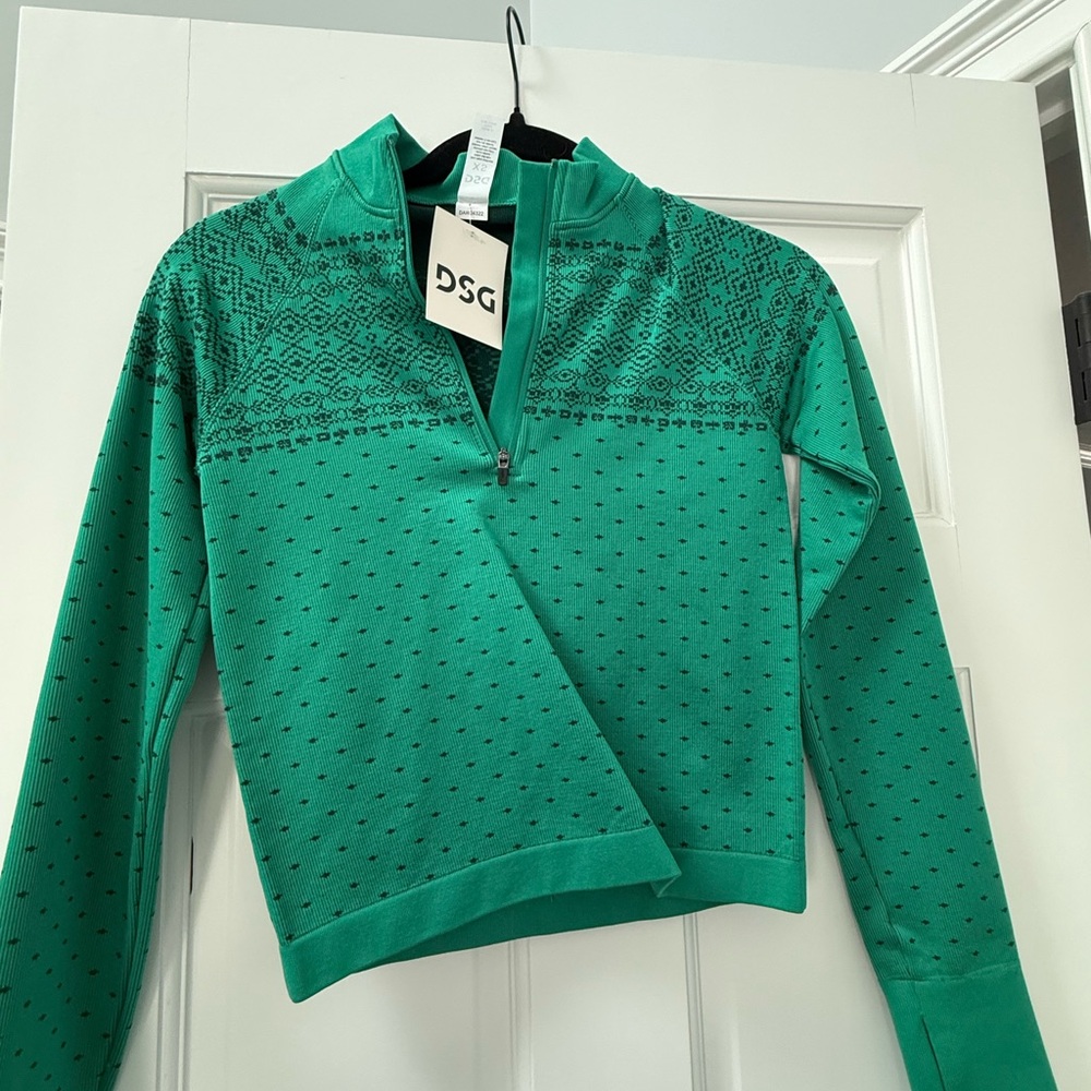 DSG Patterned Women's Cropped Half Zip